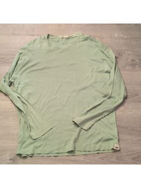 Agave luxe green long sleeve top size XL